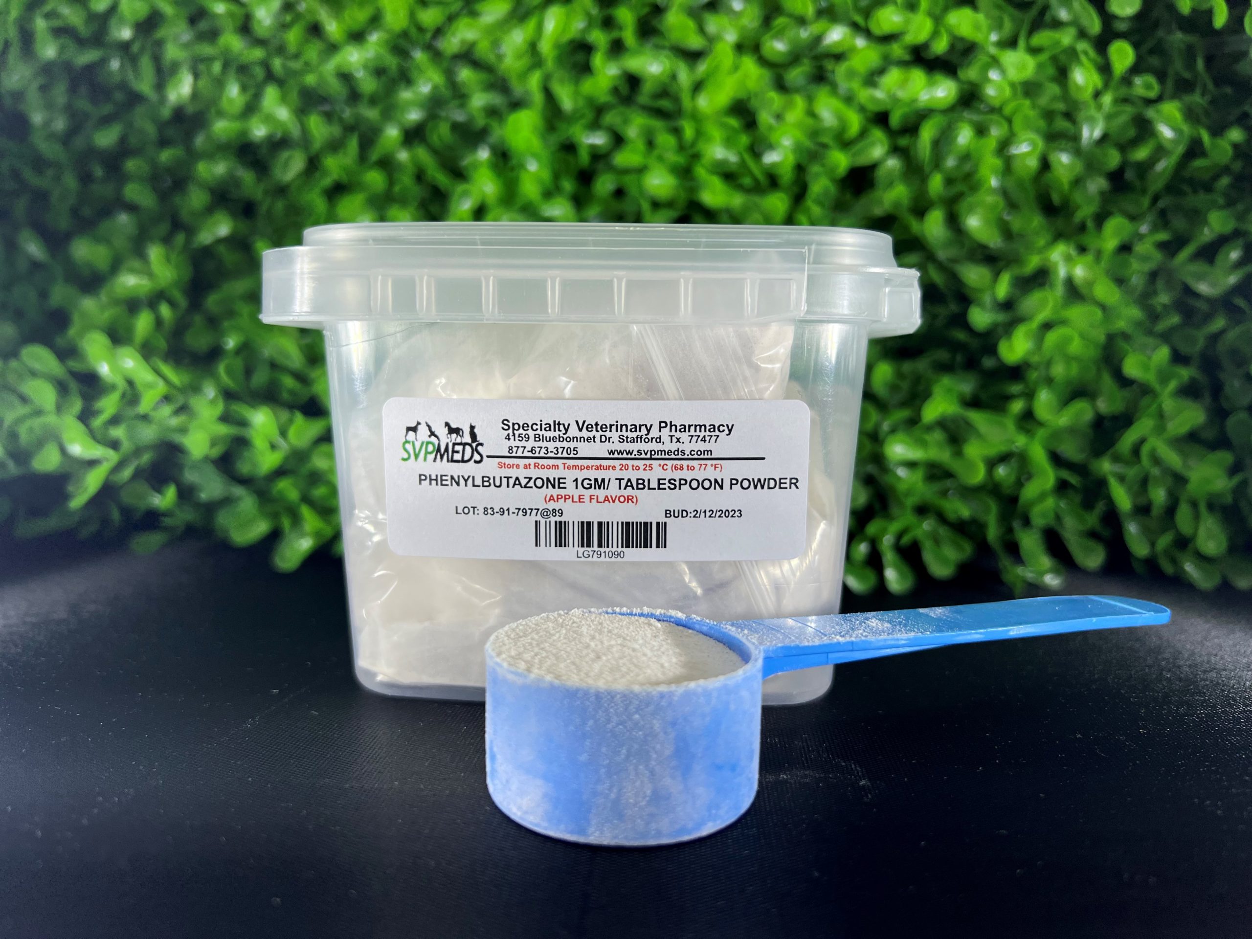 Phenylbutazone Oral Powder compounded for horses