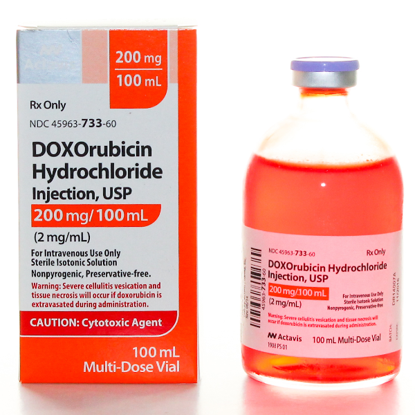Doxorubicin HCl 2mg/mL Injection for dogs and cats.
