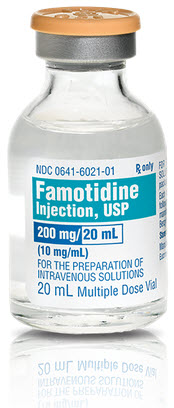 Famotidine Injection for dogs and cats.