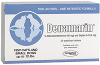 Denamarin for Cats / Small Dogs 90mg Tablets, 30/box