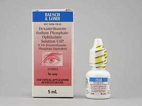 Dexamethasone Ophthalmic Solution prescribed for dogs and cats.
