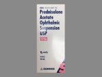 Prednisolone Acetate Ophthalmic Solution prescribed for dogs and cats.