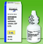 Gentamicin Sulfate Ophthalmic Solution prescribed for dogs and cats.