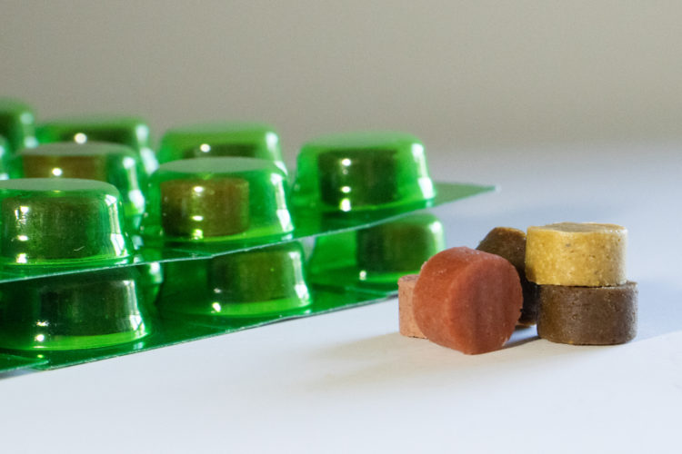 Guaifenesin Chewable Compounded for dogs. SVPMEDS