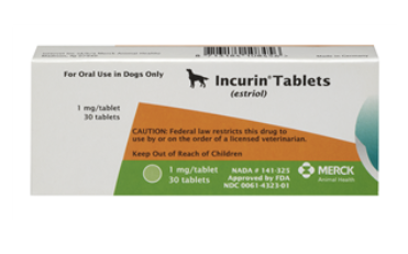 Incurin Tablet prescribed for dogs.