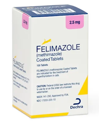 Image of Felimazole tablets for cats