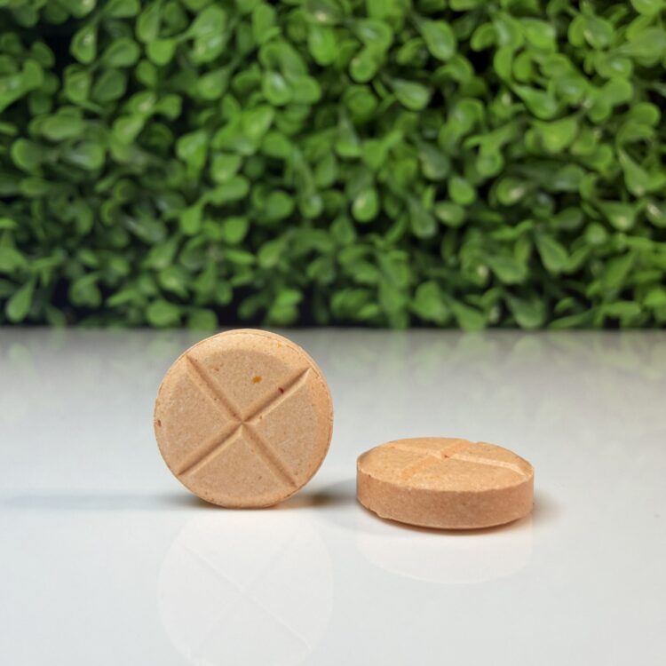 Gabapentin / Trazodone quad-scored compounded tablet for dogs and cats