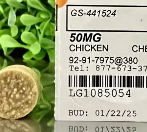 GS-441524 Flavored Soft Chewable Compounded for Cats.