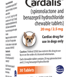 Cardalis Chewable Tablet prescribed for dogs.