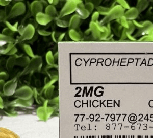 Cyproheptadine Chewable compounded for dogs and cats.