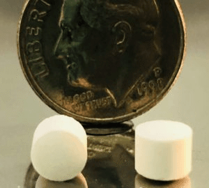 Fluoxetine HCl Mini Tablet Compounded for dogs and cats.