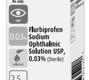 Flurbiprofen Sodium Ophthalmic prescribed for dogs and cats.