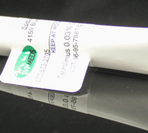 Cyclosporine Ophthalmic Ointment compounded for dogs.