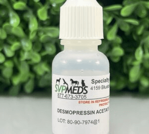 Desmopressin Acetate 0.01% ophthalmic solution compounded for cats and dogs