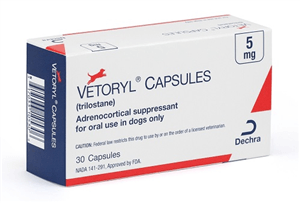 Vetoryl Capsule prescribed for dogs.